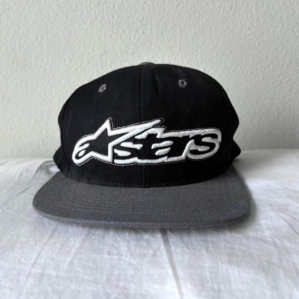 Alpinestars Black Snapback Hat Cap